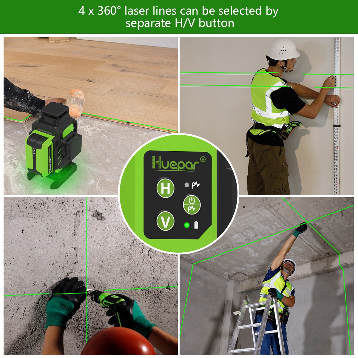 Huepar Laser Level LS04CG - Image 6