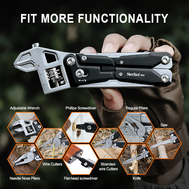 Nextool W4 Adjustable Wrench Multitool - Image 2