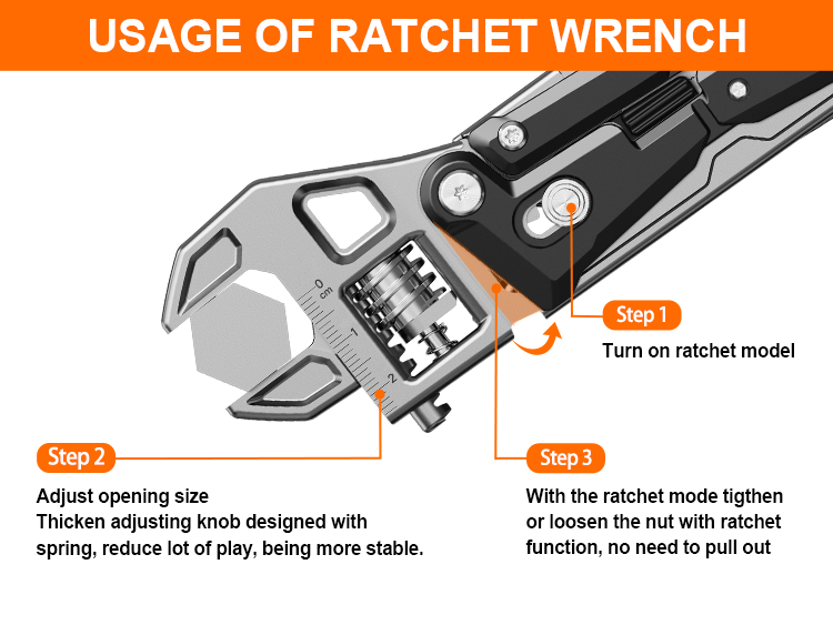 Nextool W4 Adjustable Wrench Multitool - Image 5