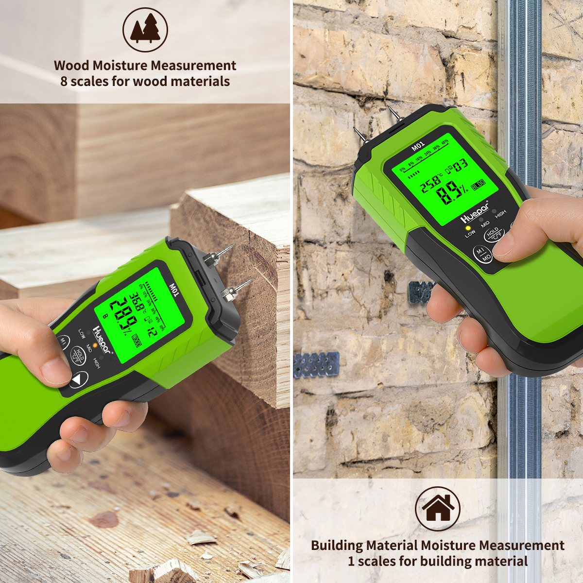 Huepar Moisture Meter M01 - Image 11