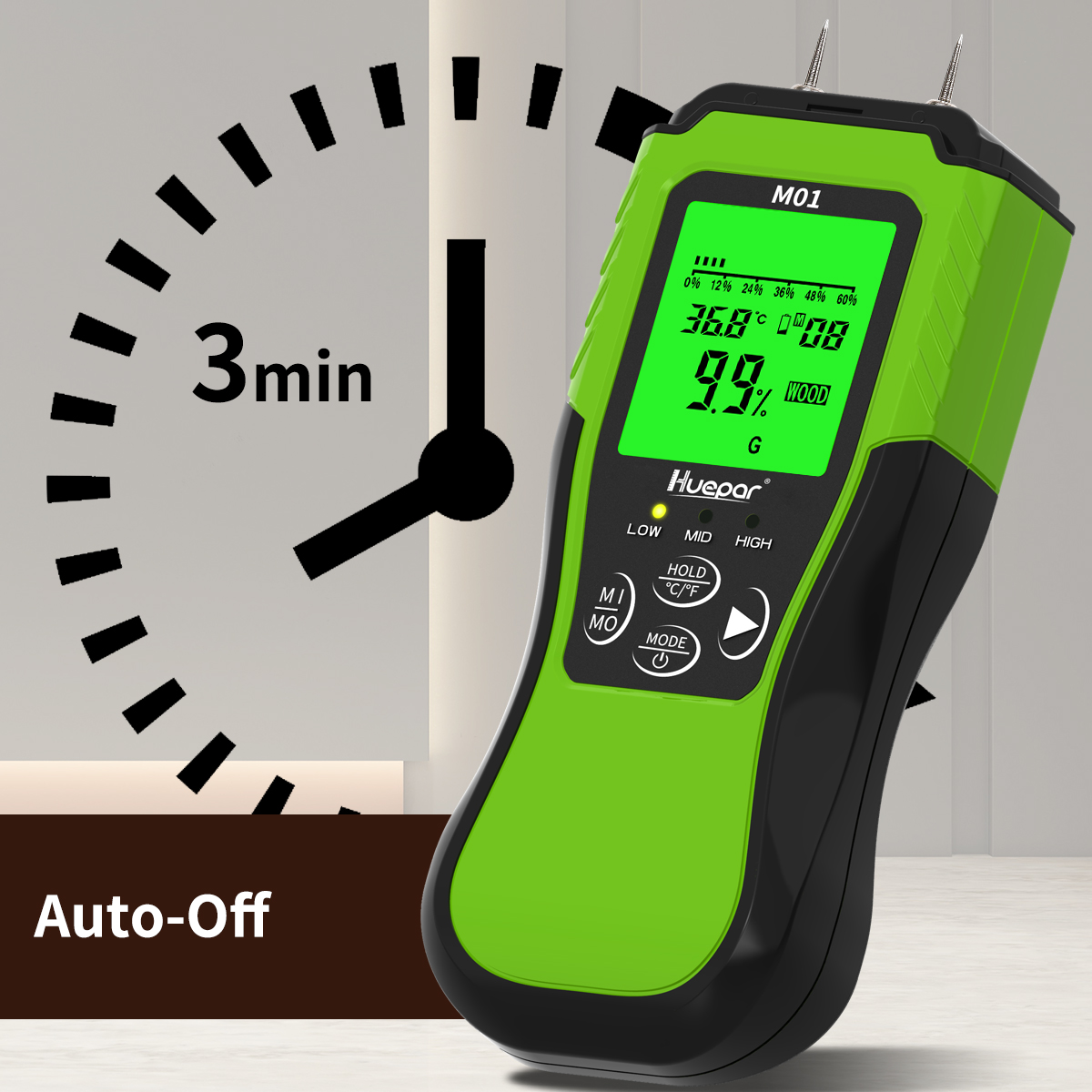 Huepar Moisture Meter M01 - Image 15