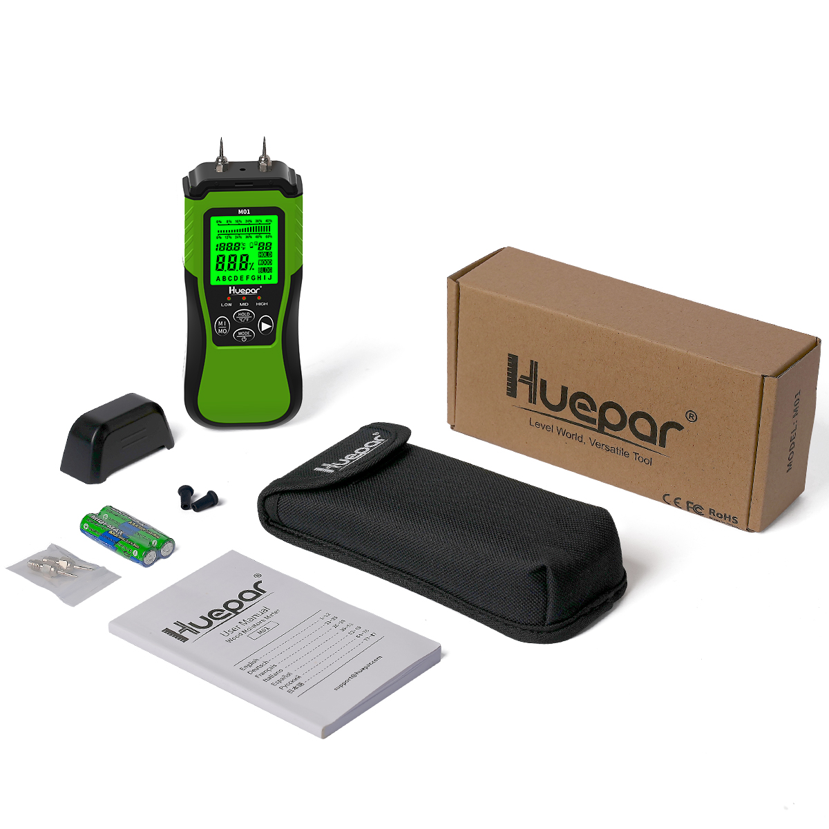 Huepar Moisture Meter M01 - Image 2