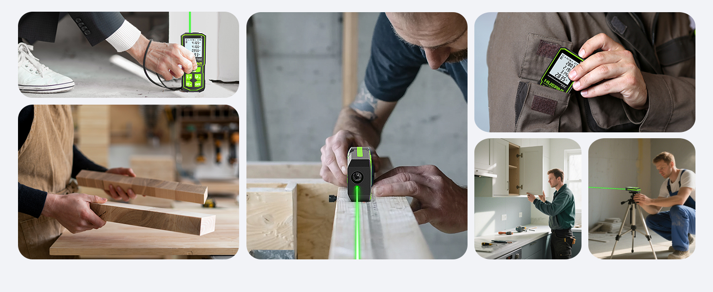 HUEPAR Digital Laser Distance Measure featuring Bluetooth App Control S120G BT - Image 15