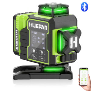 HUEPAR 4 Beam 360° Professional Self-Levelling Laser Level W04CG