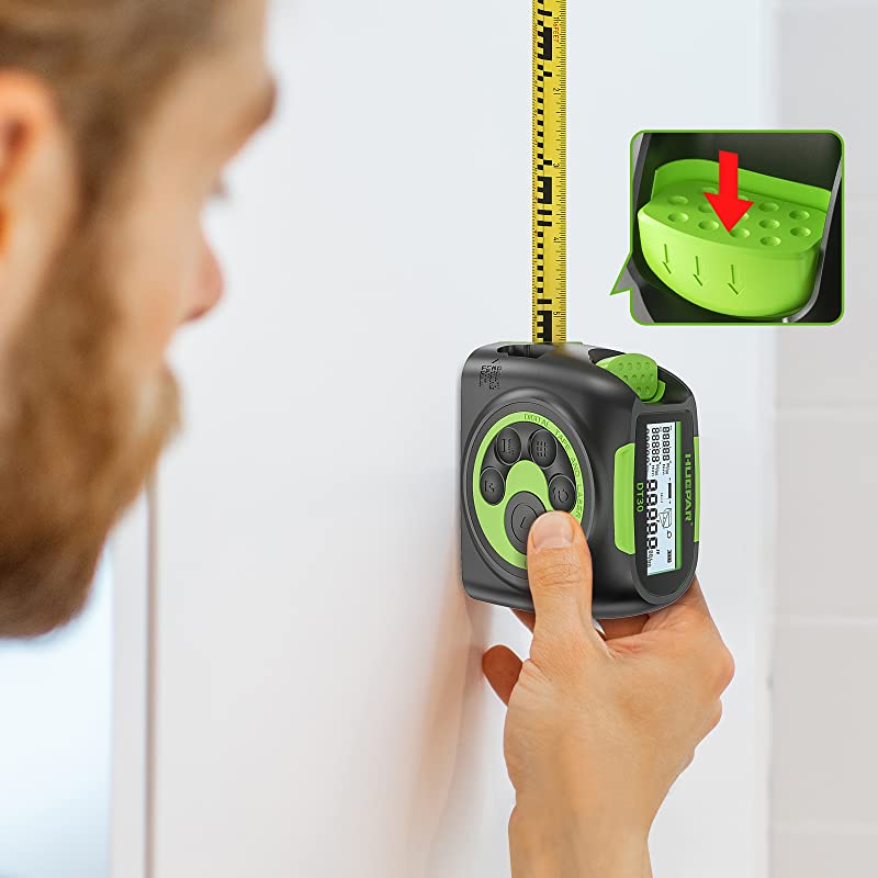 HUEPAR Digital 2-in-1 Laser Distance Measure and Traditional Physical Tape Measure DT30 - Image 15